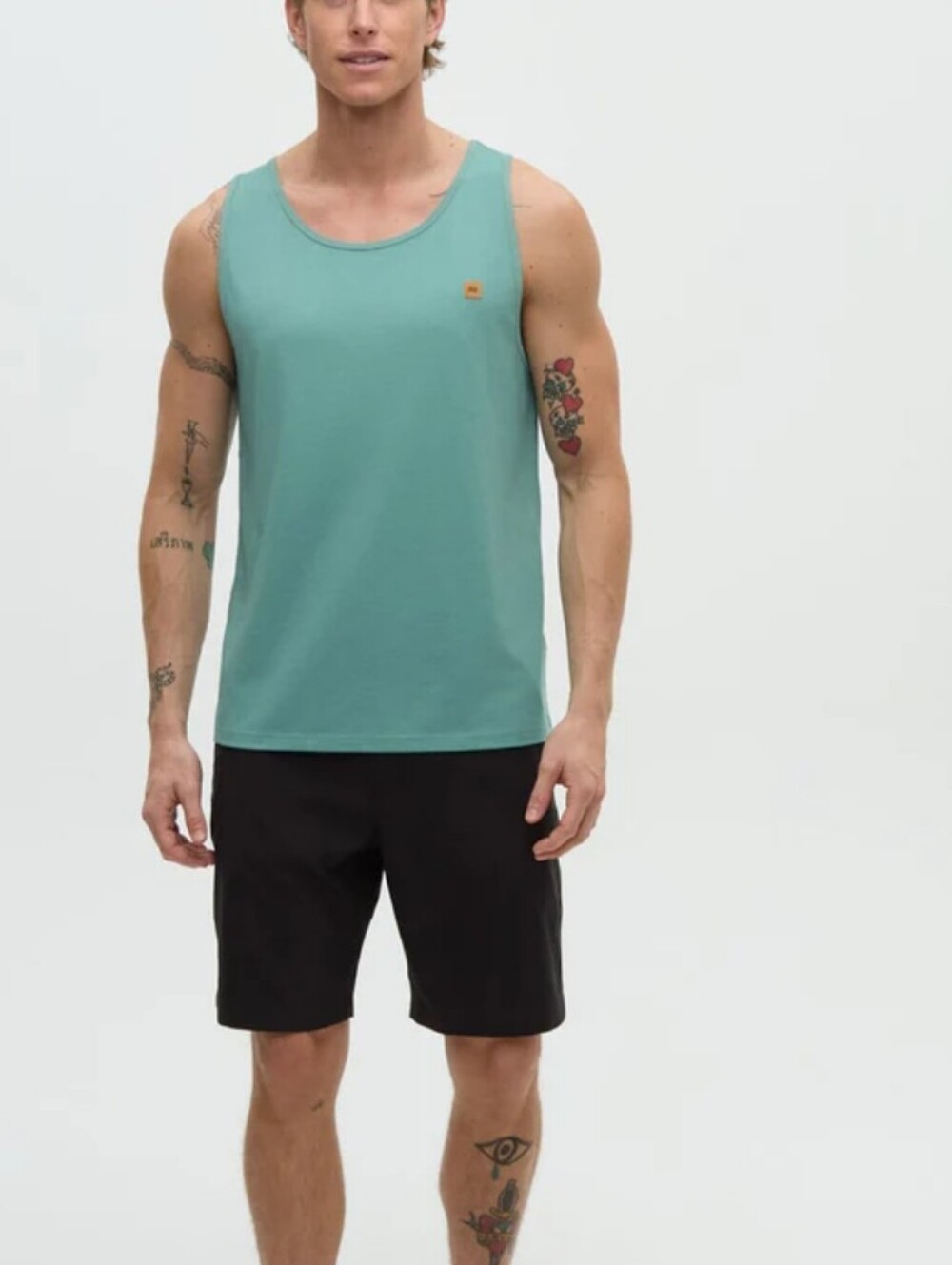 tentree Men's Teal Green Tank Top
